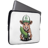 Just Dill mit It Cow , Funny Pickle Laptopschutzhülle (Vorne Rechts)