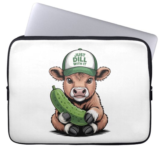 Just Dill mit It Cow , Funny Pickle Laptopschutzhülle (Vorderseite)