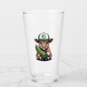 Just Dill with It Cow PNG, Funny Pickle Glas (Vorderseite)