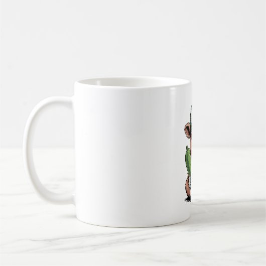Just Dill with It Cow PNG, Funny Pickle Kaffeetasse (Links)