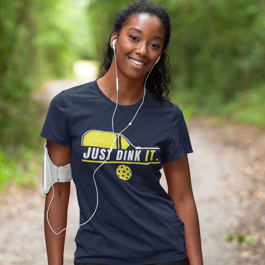 Just Dink It - Funny Pickleball Gift Tri-Blend Shirt