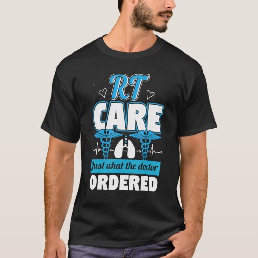 Just Doctor Ordered Awareness  Respiratory Therapi T-Shirt (Vorderseite)