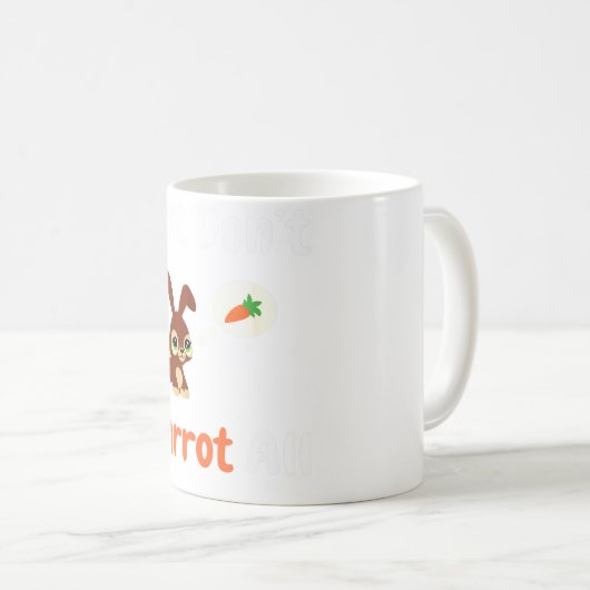Just Don't Carrot All - Easter Bunny Rabbit Puns Kaffeetasse (VorderseiteRechts)