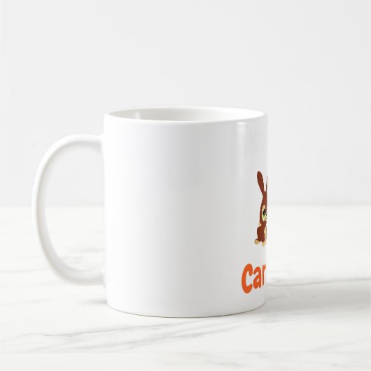 Just Don't Carrot All - Easter Bunny Rabbit Puns Kaffeetasse (Links)