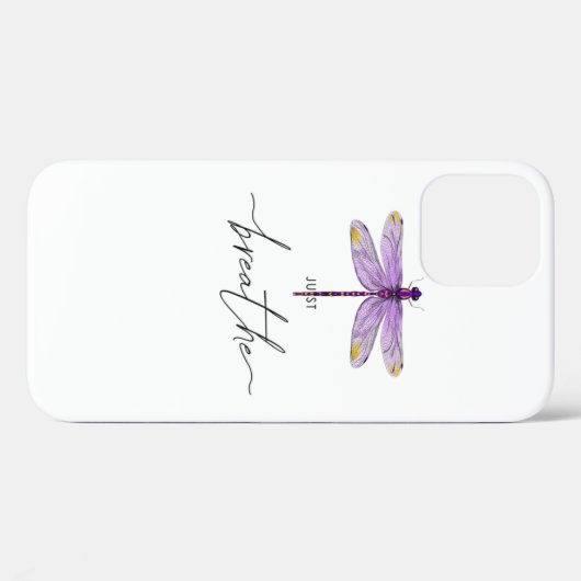 Just Dragonfly Tattoodesign Dandelion Breathe Medi Case-Mate iPhone Hülle (Rückseite (Horizontal))