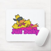 Just Duckie Duck on Raft Mousepad (Mit Mouse)