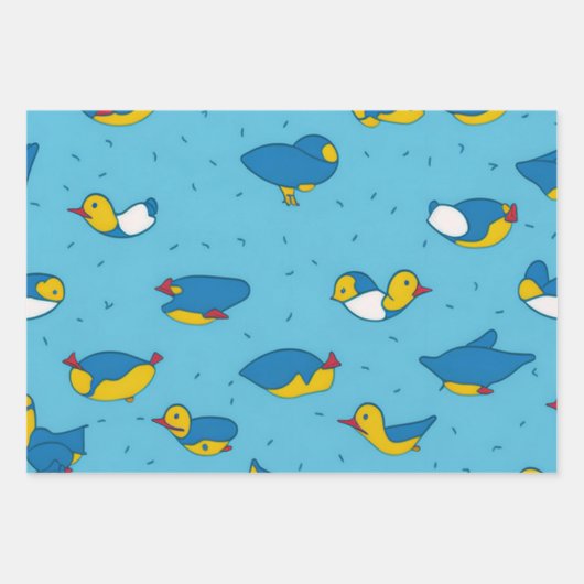 Just Ducky Geschenkpapier Set (Vorderseite 2)