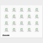 Just Existing Frog Sticker Cute Neutral Frog Minim (Blatt)