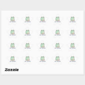 Just Existing Frog Sticker Cute Neutral Frog Minim (Blatt)