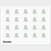 Just Existing Frog Sticker Cute Neutral Frog Minim (Blatt)