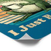 Just Fartin Sometimes Frog I Nation Poster (Ecke)