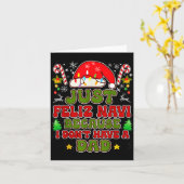 Just Feliz Navi Because I Don't Have A Dad Funny C Karte (Gelbe Blume)