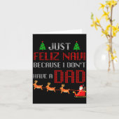 Just Feliz Navi Because I Dont Have A Dad Funny Ch Karte (Gelbe Blume)