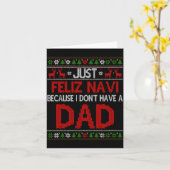 Just Feliz Navi Because Ugly Christmas I Don't Hav Karte (Gelbe Blume)