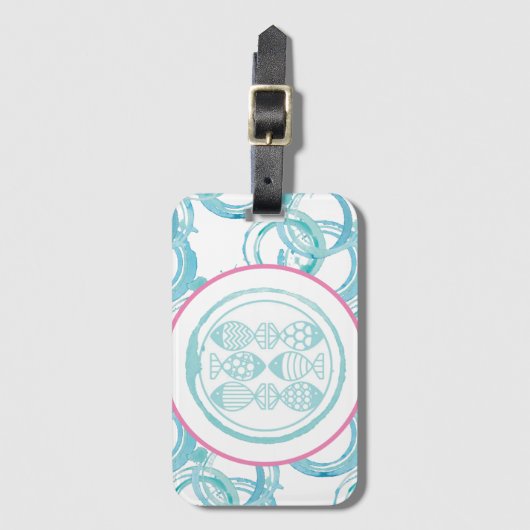 Just Fishging Gepäckanhänger (Vorderseite Vertikal)