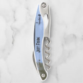 Just Fishin' Boat on Lake Illustration Kellnermesser (Rückseite)