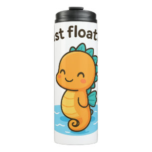 Just Floating - Niedliches Seepferd Thermosbecher