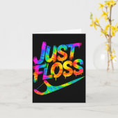 Just Floss Funny Dental Oral Hygienist Rdh Dentist Karte (Gelbe Blume)