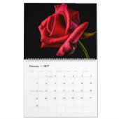 Just Flowers Personalized Name & Year Calendar Kalender (Feb 2027)