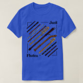 Just Flutes Flutist T-Shirt (Design vorne)