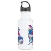 Just for Gina Art work by Baxter, Water Bottle Trinkflasche (Rückseite)