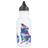 Just for Gina Art work by Baxter, Water Bottle Trinkflasche (Rechts)
