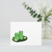 Just for Kids FROG FAMILY ... Postkarte (Stehend Vorderseite)