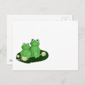 Just for Kids FROG FAMILY ... Postkarte (Vorne/Hinten)