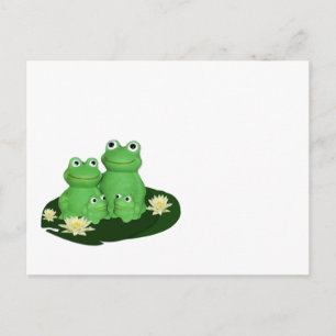 Just for Kids FROG FAMILY ... Postkarte