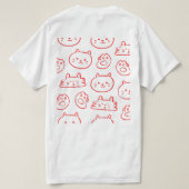 Just For My Best Cat T-Shirt (Design Rückseite)
