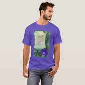 Just For Today Morning Glory Inspirational T-Shirt (Vorne ganz)