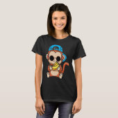 Just Freaking Love Monkeys And Bananas Sunglasses  T-Shirt (Vorne ganz)