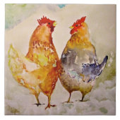 Just Friends Chicken Keramik Küche Tile Fliese (Vorderseite)