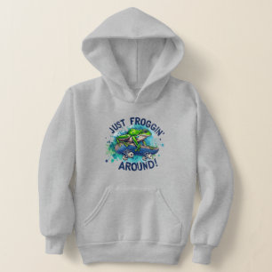 🐸 Just Froggin' Around - Fun & T-Shirt Hoodie