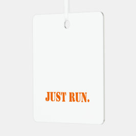 JUST FÜHREN sportlichen Karo Muster Orange Track F Ornament Aus Metall