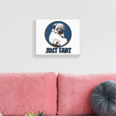 Just Furz Doggie Leinwanddruck (Insitu (Wohnzimmer))