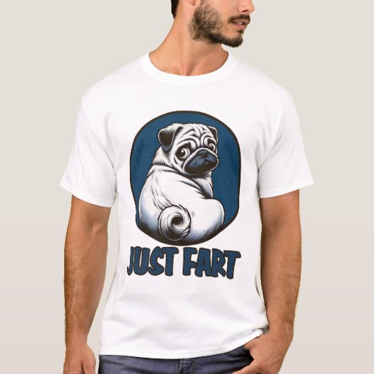 Just Furz Doggie T-Shirt (Vorderseite)