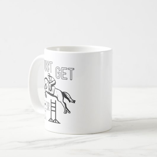 Just Get Over It Kaffeetasse (Vorderseite Links)