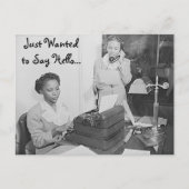 Just Gewollt, um zu sagen Hallo Postcard Postkarte (Vorderseite)