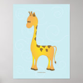 Just Giraffe Poster (Vorne)