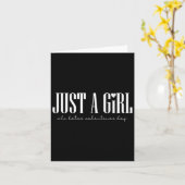 Just Girl Who Hates Valentines Day Single  Karte (Gelbe Blume)