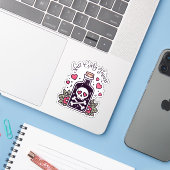 Just Girones Sachen Giison Bottle Funny Halloween Aufkleber (Laptop mit iPhone)