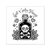 Just Girones Sachen Giison Bottle Funny Halloween Permastempel (Design)