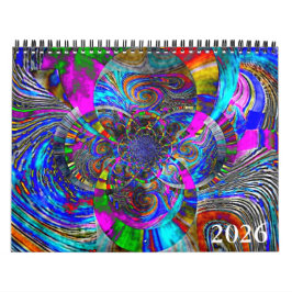 "Just Give me Color" (Zwei Seiten) 2026 Kalender