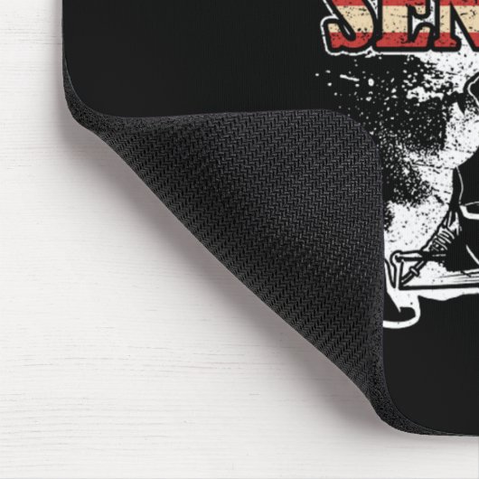 Just Gonna Send It Patriotic USA Flag Snowmobile Mousepad (Ecke)