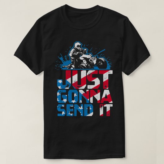 Just Gonna senden es Geschenk Patriotic American F T-Shirt (Design vorne)