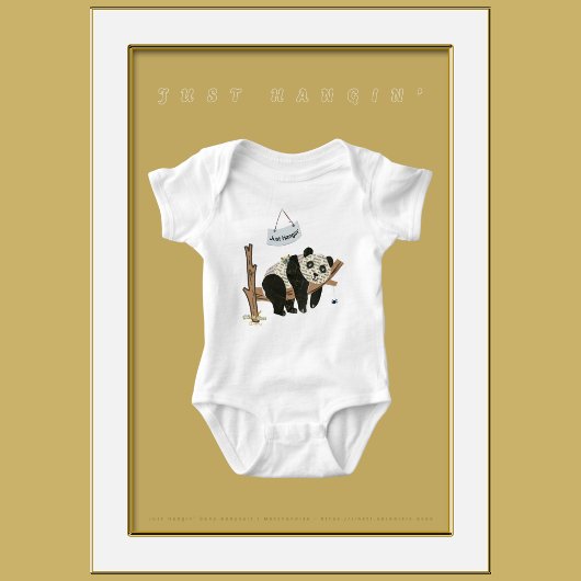Just Hangin' Baby Bodysuit by Adiela Akoo Baby Strampler