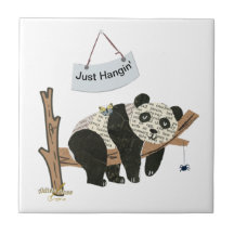 Just Hangin' Ceramic Tile - Adiela Akoo