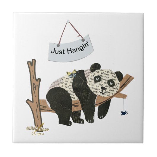 Just Hangin' Ceramic Tile - Adiela Akoo Fliese (Vorderseite)