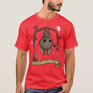 Just Hangin Halloween Niedlich Hanging Bat Goth Sp T-Shirt